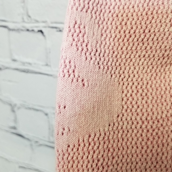 Piece of Blue Scandi Cottagecore pink swan Bomber sweater Danish Denmark - Picture 10 of 15